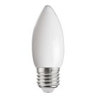 Kanlux XLED 6W, 810 lm, 4000K, 320°, C35, E27, természetes fehér LED fényforrás - hagyományos izzó alakú, széles fényeloszlás, matt borítással
