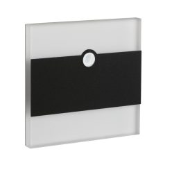   Kanlux 0,8W, 14 lm, 12V, 4000K, 75x75 mm természetes fehér süllyeszthető szögletes rozsdamentes acél mozgásérzékelős lépcsővilágító - 50 000 h élettartam