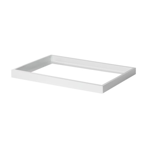 Kanlux, 30x60 cm, fehér acél keret LED panelhez, ADTR 3060 W - felületre szerelhető keret, egyszerű telepítés