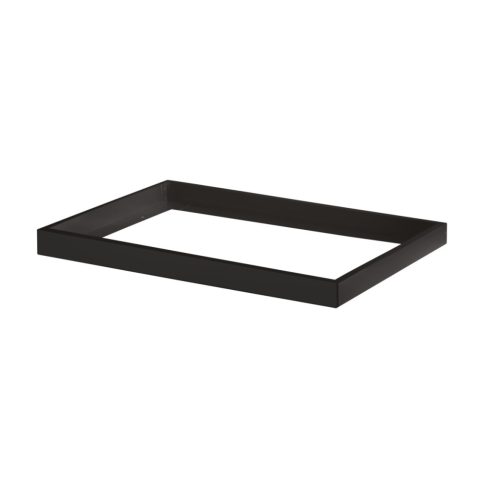 Kanlux 300x600x45 mm, 1788g, fekete, acél BRAVO kiemelő keret, ADTR 3060 B – LED panel adapter kiemeléshez