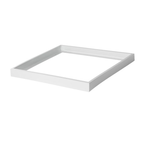Kanlux, 60x60 cm, fehér, 65 mm magas acél keret LED panelhez, ADTR-H 6060 W - felületre szerelhető keret, egyszerű telepítés