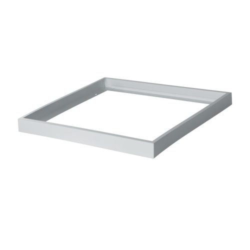 Kanlux 600x600x65 mm, 1352g, ezüst, acél BRAVO kiemelő keret, ADTR-H 6060 SR – LED panel adapter kiemeléshez