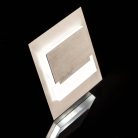 Kanlux 0,8W, 14 lm, 12V, 4000K, 75x75 mm természetes fehér süllyeszthető szögletes rozsdamentes acél lépcsővilágító - 50 000 h élettartam