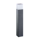 Kanlux kerti lámpatest E27 foglalattal, 500 mm, IP44, szögletes, antracit, alumínium, VADRA