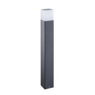   Kanlux kerti lámpatest E27 foglalattal, 800 mm, IP44, szögletes, antracit, alumínium, VADRA