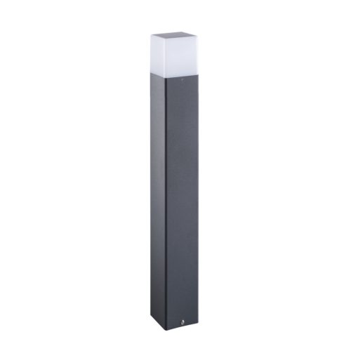 Kanlux kerti lámpatest E27 foglalattal, 800 mm, IP44, szögletes, antracit, alumínium, VADRA