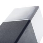 Kanlux kerti lámpatest E27 foglalattal, 800 mm, IP44, szögletes, antracit, alumínium, VADRA