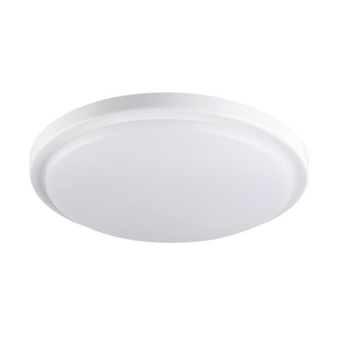 Kanlux 18W, 1600 lm, 4000K, IP54, RA80, Ø250 mm, fehér, műanyag házas, kerek, természetes fehér LED mennyezeti lámpatest, ORTE LED