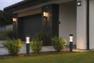 Kanlux kerti lámpatest 3xGU10 foglalattal, 1070 mm, IP54, szögletes, grafit, műanyag, INVO TR