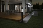 Kanlux kerti lámpatest 3xGU10 foglalattal, 1070 mm, IP54, szögletes, grafit, műanyag, INVO TR