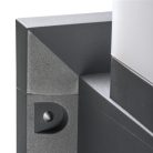 Kanlux kerti lámpatest E27 foglalattal, 1070 mm, IP54, szögletes, grafit, műanyag házas, INVO OP