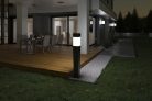 Kanlux kerti lámpatest E27 foglalattal, 1070 mm, IP54, szögletes, grafit, műanyag házas, INVO OP