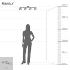 Kanlux 4xGU10, ezüst/réz, acél házas, Ø65 mm fali-mennyezeti lámpatest, MILENO - vízszintesen, függőlegesen állítható