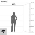 Kanlux 4xGU10, fehér, alumínium házas, Ø58 mm fali-mennyezeti lámpatest, LAURIN - vízszintesen, függőlegesen állítható
