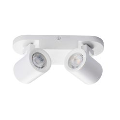   Kanlux 2xGU10, fehér, alumínium házas, Ø58 mm fali-mennyezeti lámpatest, LAURIN - vízszintesen, függőlegesen állítható