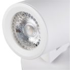 Kanlux 2xGU10, fehér, alumínium házas, Ø58 mm fali-mennyezeti lámpatest, LAURIN - vízszintesen, függőlegesen állítható