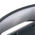 Kanlux 8W, 140 lm, 4000K, 80x220, IP54, grafit színű, alumínium házas, természetes fehér kültéri homlokzati lámpatest, BISO LED - két oldalról világító