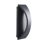 Kanlux 8W, 140 lm, 4000K, 80x220, IP54, grafit színű, alumínium házas, természetes fehér kültéri homlokzati lámpatest, BISO LED - két oldalról világító