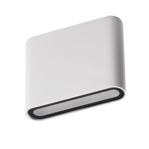 Kanlux 8W, 350 lm, 4000K, 90x115, IP54, fehér színű, alumínium házas, természetes fehér kültéri homlokzati lámpatest, GARTO LED - két oldalról világító
