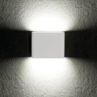 Kanlux 8W, 350 lm, 4000K, 90x115, IP54, fehér színű, alumínium házas, természetes fehér kültéri homlokzati lámpatest, GARTO LED - két oldalról világító