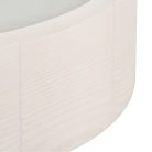 Kanlux 20W, IP20, E27, Ø275 mm, kerek, fekete, fa házas LED mennyezeti lámpatest, JASMIN