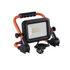 Kanlux 30W 3150 lm IP 65 4000K természetes fehér mobil LED reflektor, STATO LED - edzett üveg búrával, 25 000 h élettartam, hordozható, dugvillával