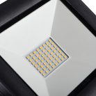 Kanlux 50W, 6000 lm, 4000K, IP65, 278x290 mm, természetes fehér kültéri LED reflektor, STATO HI LED - fogantyúval hordozható, opál edzett üveg búrával
