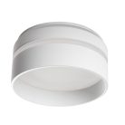 Kanlux Ø80 mm, GU10, IP20, fehér színű, alumínium házas, kerek spot lámpa keret, GOVIK