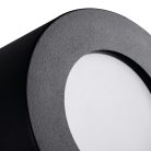 Kanlux mennyezeti spot lámpatest GU10 foglalattal, Ø80 mm, IP44, henger alakú, matt fekete, alumínium, SANI