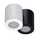 Kanlux mennyezeti spot lámpatest GU10 foglalattal, Ø80 mm, IP44, henger alakú, matt fekete, alumínium, SANI