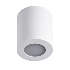   Kanlux mennyezeti spot lámpatest GU10 foglalattal, Ø80 mm, IP44, henger alakú, fehér, alumínium, SANI