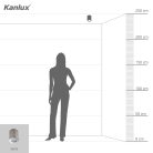 Kanlux GU10, Ø80 mm, IP44, szatén nikkel színű, mennyezeti spot lámpatest, SANI