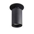 Kanlux GU10, IP20, Ø56 mm, fekete, alumínium házas, kerek, 90°-ban állítható mennyezeti spot lámpatest, CHIRO