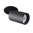 Kanlux GU10, IP20, Ø56 mm, fekete, alumínium házas, kerek, 90°-ban állítható mennyezeti spot lámpatest, CHIRO