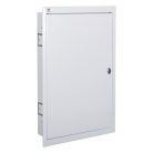 Kanlux, 63A, 230/400 AC, 2x18P, IP30, fali süllyesztett, fehér, ITS KP-DB-I-MS-318 fém elosztódoboz - acél kapcsolószekrény, tartós megoldás