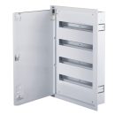 Kanlux, 63A, 230/400 AC, 2x18P, IP30, fali süllyesztett, fehér, ITS KP-DB-I-MS-318 fém elosztódoboz - acél kapcsolószekrény, tartós megoldás