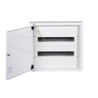 Kanlux, 230/400 AC, 2x18P, IP30, oldalfali, fehér, ITS KP-DB-I-MS-218 fém elosztódoboz - tartós vas kapcsolószekrény