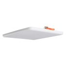 Kanlux süllyesztett lámpatest, 10W, 1000lm, 125x125 mm, 120°, 4000K, IP65/20, szögletes, fehér, alumínium házas, AREL LED