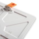 Kanlux süllyesztett lámpatest, 10W, 1000lm, 125x125 mm, 120°, 4000K, IP65/20, szögletes, fehér, alumínium házas, AREL LED