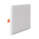 Kanlux süllyesztett lámpatest, 10W, 1000lm, 125x125 mm, 120°, 4000K, IP65/20, szögletes, fehér, alumínium házas, AREL LED