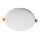 Kanlux süllyesztett lámpatest, 14W, 1210lm, Ø156mm, 120°, 3000K, IP65/20, kerek, fehér, alumínium házas, AREL LED