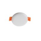 Kanlux süllyesztett lámpatest, 6W, 450lm, Ø75mm, 120°, 4000K, IP65/20, kerek, fehér, alumínium házas, AREL LED