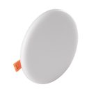 Kanlux süllyesztett lámpatest, 10W, 890lm, Ø126mm, 120°, 3000K, IP65/20, kerek, fehér, alumínium házas, meleg fehér, AREL LED