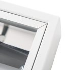 Kanlux 4xG13, fehér, acél házas, 595x625 mm, süllyesztett tükrös lámpatest, REGIS 4LED