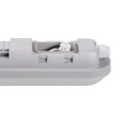 Kanlux 40W, 4200 lm, 4000K, IP65, szürke, polikarbonát házas, 70x1180 mm, természetes fehér por-és páramentes lámpatest, MAH LED N