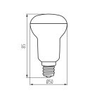 Kanlux 6W, 490 lm, 3000K, E14, A50, meleg fehér LED fényforrás, SIGO LED