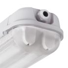 Kanlux 2xG13, IP65, szürke, műanyag házas, 125x1265 mm kültéri por- és páramentes lámpatest LED fénycsőhöz, MAH PLUS 4LED