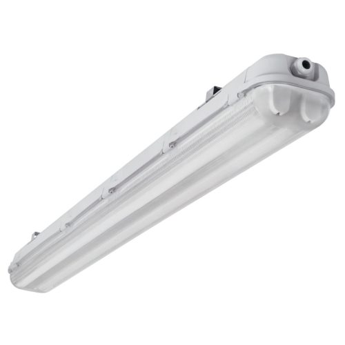 Kanlux 2xG13, IP65, szürke, műanyag házas, 125x1570 mm kültéri por- és páramentes lámpatest LED fénycsőhöz, MAH PLUS 4LED