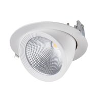   Kanlux 23W, 2510 lm, 4000K, RA90, Ø190 mm, 175°-ban állítható, természetes fehér lámpatest, HIMA LED - kiváló színvisszaadás, 5 év garanciával