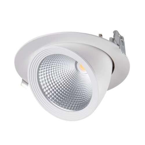 Kanlux 23W, 2510 lm, 4000K, RA90, Ø190 mm, 175°-ban állítható, fehér, természetes fehér lámpatest, HIMA LED - kiváló színvisszaadás, 5 év garanciával